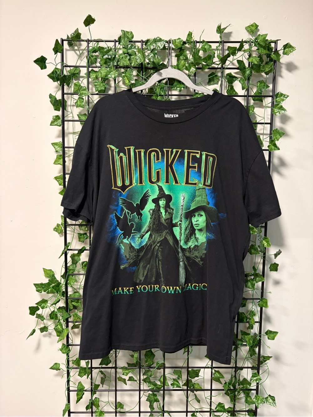 Wicked Graphic Black Tee - Make Your Own Magic